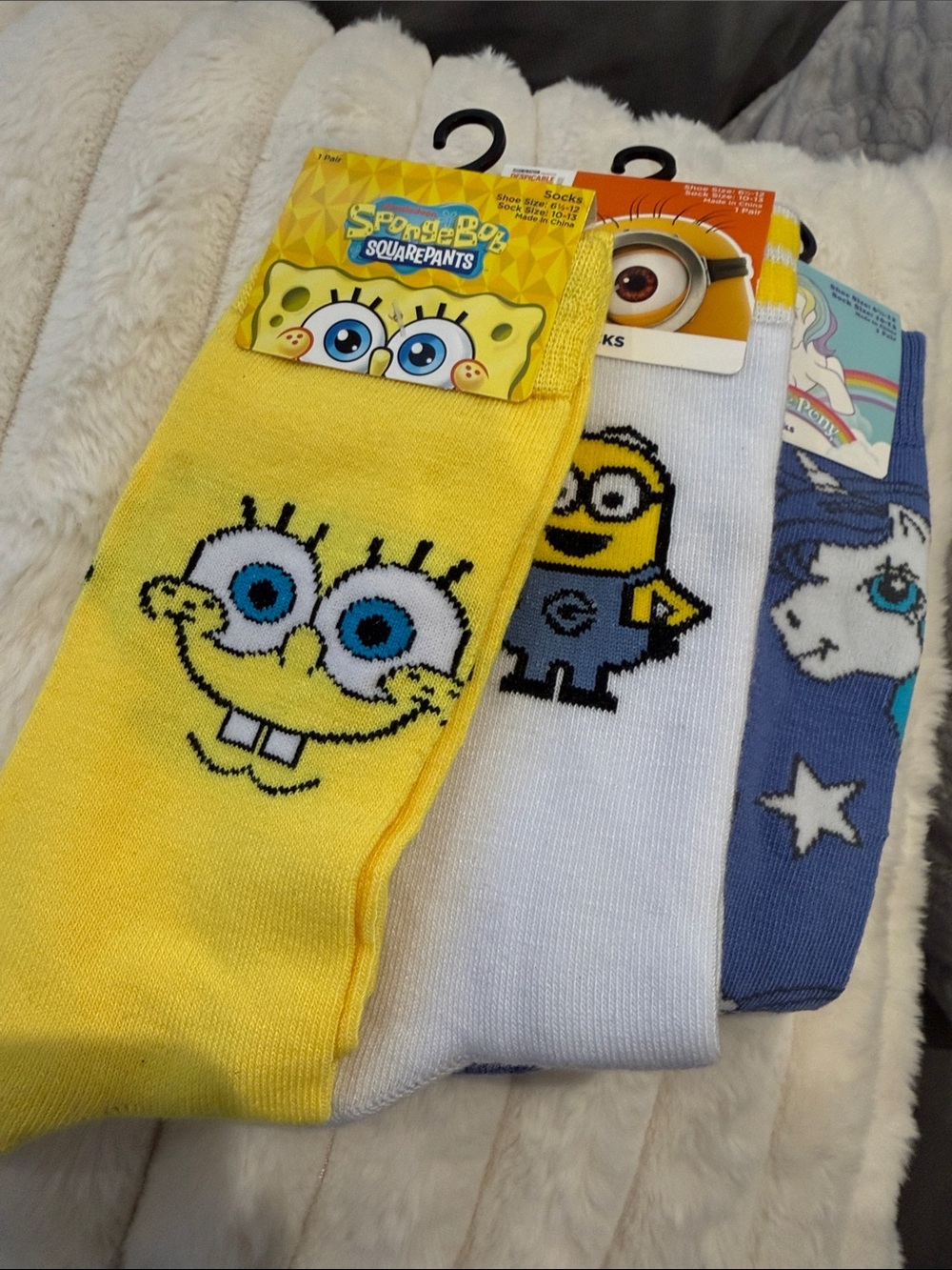 SpongeBob Squarepants Yellow Character Kids Socks - Single Pair